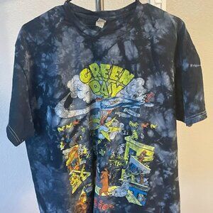 Green Day Tie Dye Band Tee Vintage Pre-Owned Excellent Condition XL